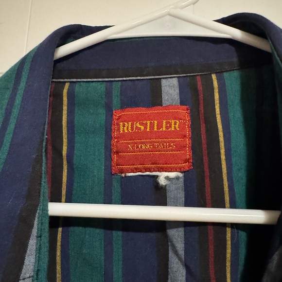 Rustler Multicolored Stripe Button Up - Picture 2 of 2